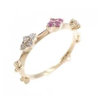 K10PG サファイヤ リング 0.05CT 拡散処理未検査