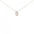 K18PG ダイヤモンド ネックレス 0.14CT