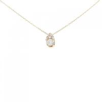 K18PG ダイヤモンド ネックレス 0.14CT
