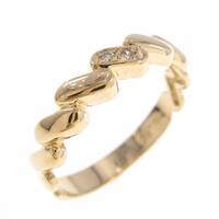 K18PG ダイヤモンド リング 0.02CT