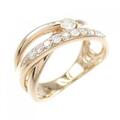 K18PG ダイヤモンド リング 0.10CT