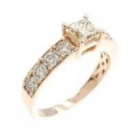 K18PG ダイヤモンド リング 0.50CT