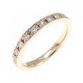 K18PG フルエタニティ ダイヤモンド リング 0.50CT