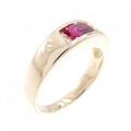 K18PG ルビー リング 0.40CT