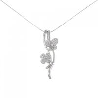 K18WG 2WAY ダイヤモンド ネックレス 0.54CT