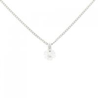 K18WG ソリティア ダイヤモンド ネックレス 0.511CT