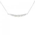K18WG ダイヤモンド ネックレス 0.30CT