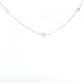 K18WG ダイヤモンド ネックレス 0.50CT