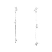 K18WG ダイヤモンド ピアス 0.30CT