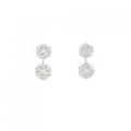 K18WG ダイヤモンド ピアス 0.70CT
