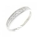 K18WG ダイヤモンド リング 0.09CT