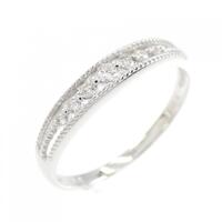 K18WG ダイヤモンド リング 0.09CT