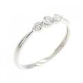 K18WG ダイヤモンド リング 0.15CT
