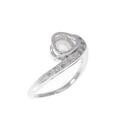 K18WG ダイヤモンド リング 0.19CT