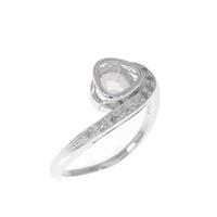 K18WG ダイヤモンド リング 0.19CT