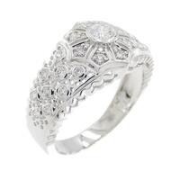 K18WG ダイヤモンド リング 0.34CT