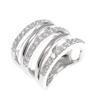 K18WG ダイヤモンド リング 1.00CT