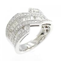 K18WG ダイヤモンド リング 1.38CT