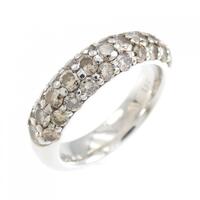 K18WG パヴェ ダイヤモンド リング 1.50CT