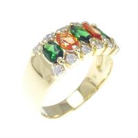 K18YG カラーストーン リング