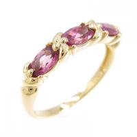 K18YG ガーネット リング