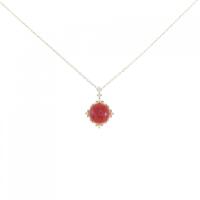 K18YG サンゴ ネックレス 0.83CT