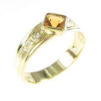 K18YG シトリン リング