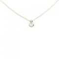 K18YG ダイヤモンド ネックレス 0.039CT
