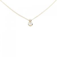 K18YG ダイヤモンド ネックレス 0.039CT