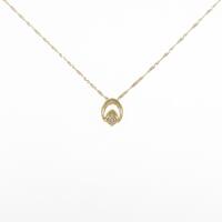 K18YG ダイヤモンド ネックレス 0.10CT