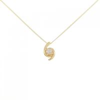 K18YG ダイヤモンド ネックレス 0.19CT