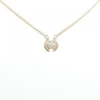 K18YG ダイヤモンド ネックレス 0.23CT