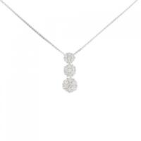 K18YG ダイヤモンド ネックレス 1.00CT