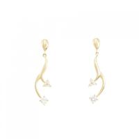 K18YG ダイヤモンド ピアス 0.20CT