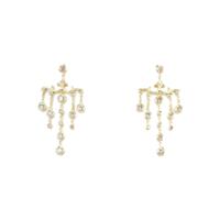 K18YG ダイヤモンド ピアス 0.972CT