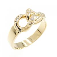 K18YG ダイヤモンド リング