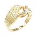 K18YG ダイヤモンド リング 0.03CT