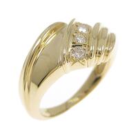 K18YG ダイヤモンド リング 0.12CT