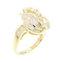 K18YG ダイヤモンド リング 1.02CT