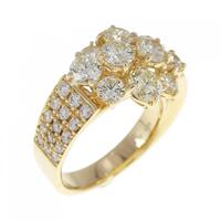 K18YG ダイヤモンド リング 1.70CT