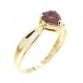 K18YG ハート ガーネット リング