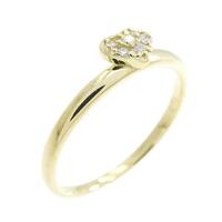 K18YG ハート ダイヤモンド リング 0.05CT
