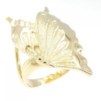 K18YG バタフライ リング