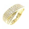 K18YG パヴェ ダイヤモンド リング 1.00CT
