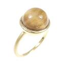 K18YG ルチルクオーツ リング 6.00CT