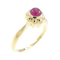 K18YG ルビー リング 0.40CT