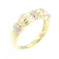 K18YG/K18PG ダイヤモンド リング 0.08CT