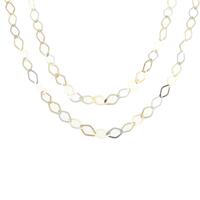 K18スリーカラー ネックレス