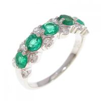 PT エメラルド リング 0.50CT
