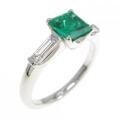 PT エメラルド リング 0.74CT
